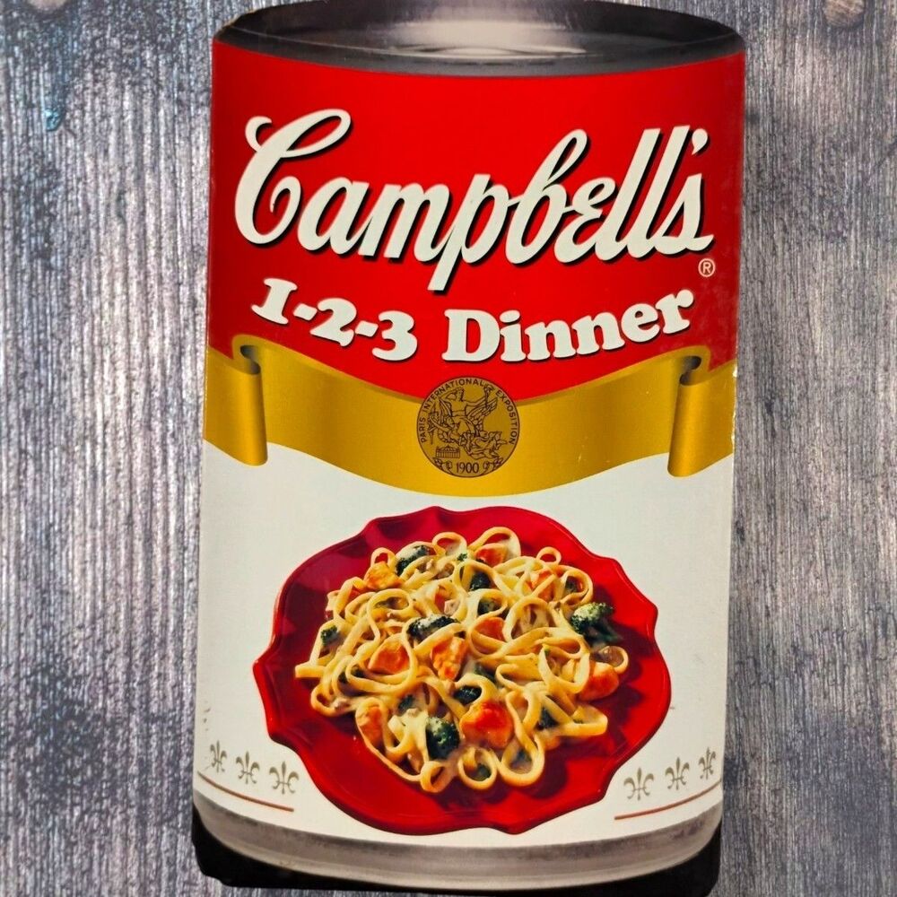 Campbell's 1-2-3 Dinner Vintage Hardcover Cookbook